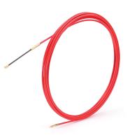 Зонд для протяжки кабеля 15м сталь КВТ со сменными наконечниками