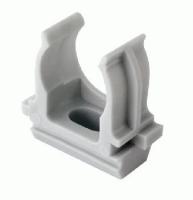 Держатель для трубы 25мм серый 10шт PlexUp