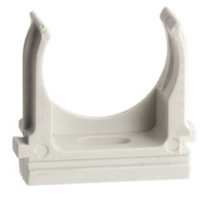 Держатель для трубы 16мм серый PlexUp 100шт 