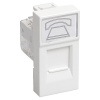 Праймер белый розетка RJ11 кабель-канал 1-ая 1мод 